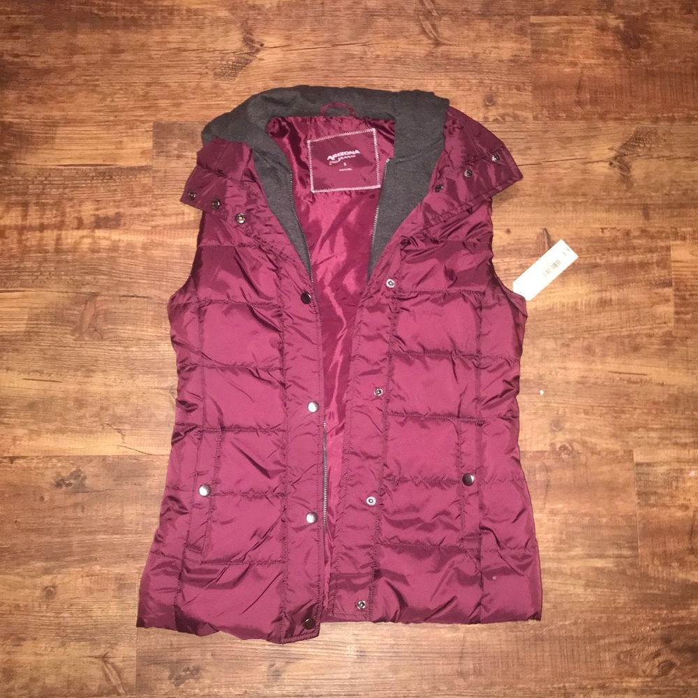 SOLD BRAND NEW Burgundy Vest SOLD